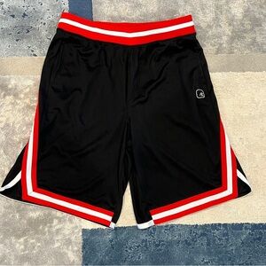 AND1 Logo Mesh Basketball Workout GYM Athletic Shorts Size M